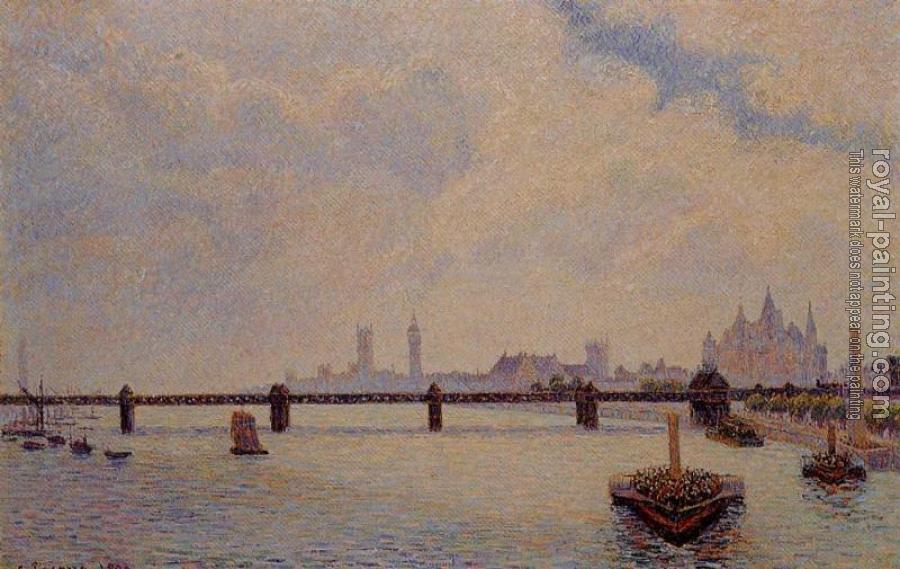 Camille Pissarro : Charing Cross Bridge, London